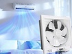 Phòng điều hòa có nên lắp quạt thông gió 