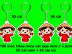 Móc khóa chibi thanh niên việt nam