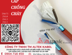 Cáp báo cháy chống cháy 2x0.75 altek kabel đà nẵng, hà nội, sài 