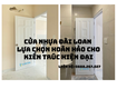 Cửa nhựa đài loan lựa chọn hoàn hảo cho kiến trúc hiện đại 