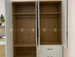 Tủ Quần Áo Gỗ Công Nghiệp MDF Cánh Mở Màu Trắng Hiện Đại 