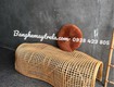Băng ghế mây uốn caro 