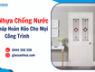 Cửa Nhựa Chống Nước   Giải Pháp Hoàn Hảo Cho Mọi Công Trình 
