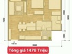 Căn hộ 2 phòng ngủ rộng rãi   giá chỉ 1,478 tỷ, vay 25 năm sở hữu...