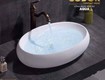 Lavabo Đặt Bàn Oval Trắng CODOR LA05T 