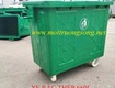 Thùng rác thép 660 lit 
