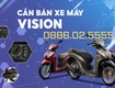 Cần bán xe máy Vision tại nhà ở HCM 