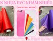 Màng nhựa pvc, màng nhám nhiều màu hàng luôn sẵn kho 
