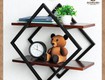 Gợi ý các mẫu kệ treo tường phòng khách đẹp và tinh tế 