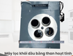Máy lọc khói dầu bằng than hoạt tính bếp nướng 