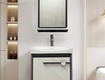 Tủ Lavabo Nhôm Vân Đá Xám 1 Cánh 50cm MT T7511 