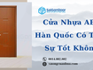 Cửa Nhựa ABS Hàn Quốc Có Thực Sự Tốt Không 