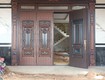 Cửa chính thép vân gỗ 