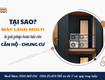 Tại sao điều hòa multi là giải pháp hoàn hảo cho: căn hộ, chung cư...