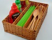 Khay mây nhựa đựng đồ giá rẻ 