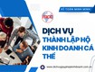Dịch vụ thành lập hộ kinh doanh cá thể tại đồng nai 