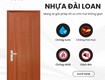 Cửa nhựa đài loan ghép thanh