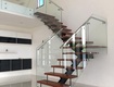 Cầu thang kính tay vịn inox bền đẹp chống gỉ sét tuyệt đối 
