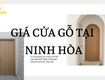 Giá cửa gỗ tại Ninh Hòa 