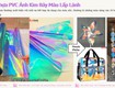 Cuộn nhựa pvc ánh kim bảy màu giá tốt tại cà