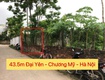 Chính chủ bán lô đất fo 43,5m tại đại yên chương mỹ hà nội 