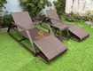 Ghế Nằm Hồ Bơi Giả Mây Cao Cấp   Mã QD 591   Nội Thất Quang...