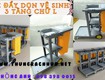 ưu điểm nổi bật của xe đẩy vệ sinh chất liệu nhựa xanh dương 