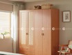 Tủ Quần Áo Gỗ Công Nghiệp Phối Lưới Mây Hiện Đại 