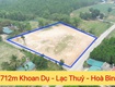 Bán lô đất 4712m tại lạc thuỷ hòa bình 