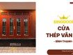Cửa Thép Vân Gỗ Tại Bình Thạnh   Giá Tốt, Bảo Hành Lâu Dài 