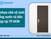 Cửa nhựa nhà vệ sinh chống nước và bền đẹp tại TP.HCM 