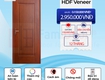 Cửa gỗ HDF veneer 
