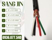 Cáp điều khiển Sangjin 4x0.75mm    RVVP  Có lưới chống nhiễu 