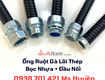 ống ruột gà lõi thép bọc nhựa   đầu nối   lá chắn...