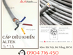 Cáp điều khiển chống nhiễu altek kabel 5x1.5mm2 đà nẵng 