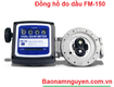 đồng hồ đo dầu fm 150 oval 