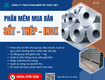 Phần mềm kinh doanh, gia công sắt   thép   inox và vật...