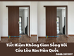 Tiết kiệm không gian sống với cửa lùa abs hàn quốc 