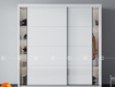 Tủ Quần Áo Gỗ Công Nghiệp MDF Cánh Lùa Màu Trắng Hiện Đại 