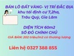 Gđ cần bán lô đất vàng chính chủ đúng trên bìa đỏ  khu tái...