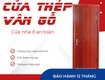 Cửa Thép Vân Gỗ Bền Đẹp Sang Trọng 