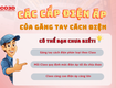 Các cấp điện áp của găng tay cách điện 