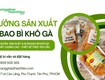 Bao bì khô gà giá rẻ, in theo yêu cầu tphcm 