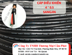 Cáp điều khiển 4 lõi sangjin 4 x 0.5 chống nhiễu hcm 