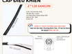 Cáp điều khiển 2 lõi 2x1.25 sangjin hồ chí minh 