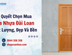 Bí quyết chọn mua cửa nhựa đài loan chất lượng, đẹp và bền 