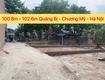 Siêu phẩm 2 lô đất 100.8m và 102,6m tại quảng bị chương mỹ hà nội