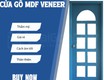 Cửa gỗ công nghiệp mdf veneer   giải pháp sang trọng, bền đẹp cho...