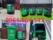 Thùng rác phân loại 2 ngăn 40lit 