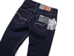 Quần jean ống suông defoxx đen muối tiêu indigo co giãn nhẹ 